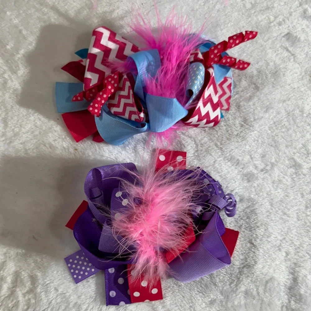 EEUC Custom boutique alligator clip hair bows